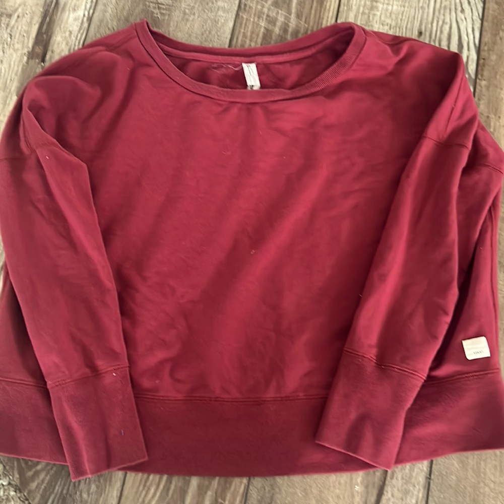 vuori crop crew sweatshirt